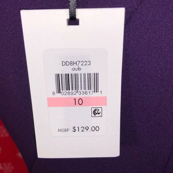 DKNY Purple Dress NWT - Picture 4 of 7